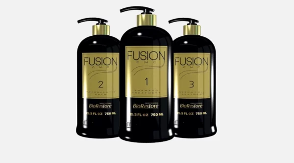 Fusion CMC 3 cria uma película que protege o córtex e deixando o cabelo até 98% mais resistente..