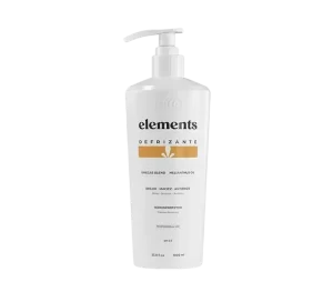 Elements Defrizante Mirra Cosméticos para cabelos sem frizz e protegidos do calor.