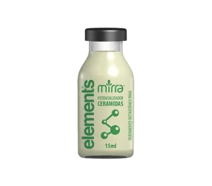 Elements Potencializador Ceramidas Mirra Cosméticos para cabelos fortalecidos.