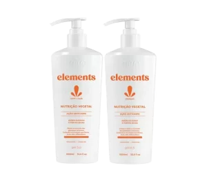 Linha Elements Nutrição Vegetal Profissional Mirra Cosméticos para nutrição natural em salão.